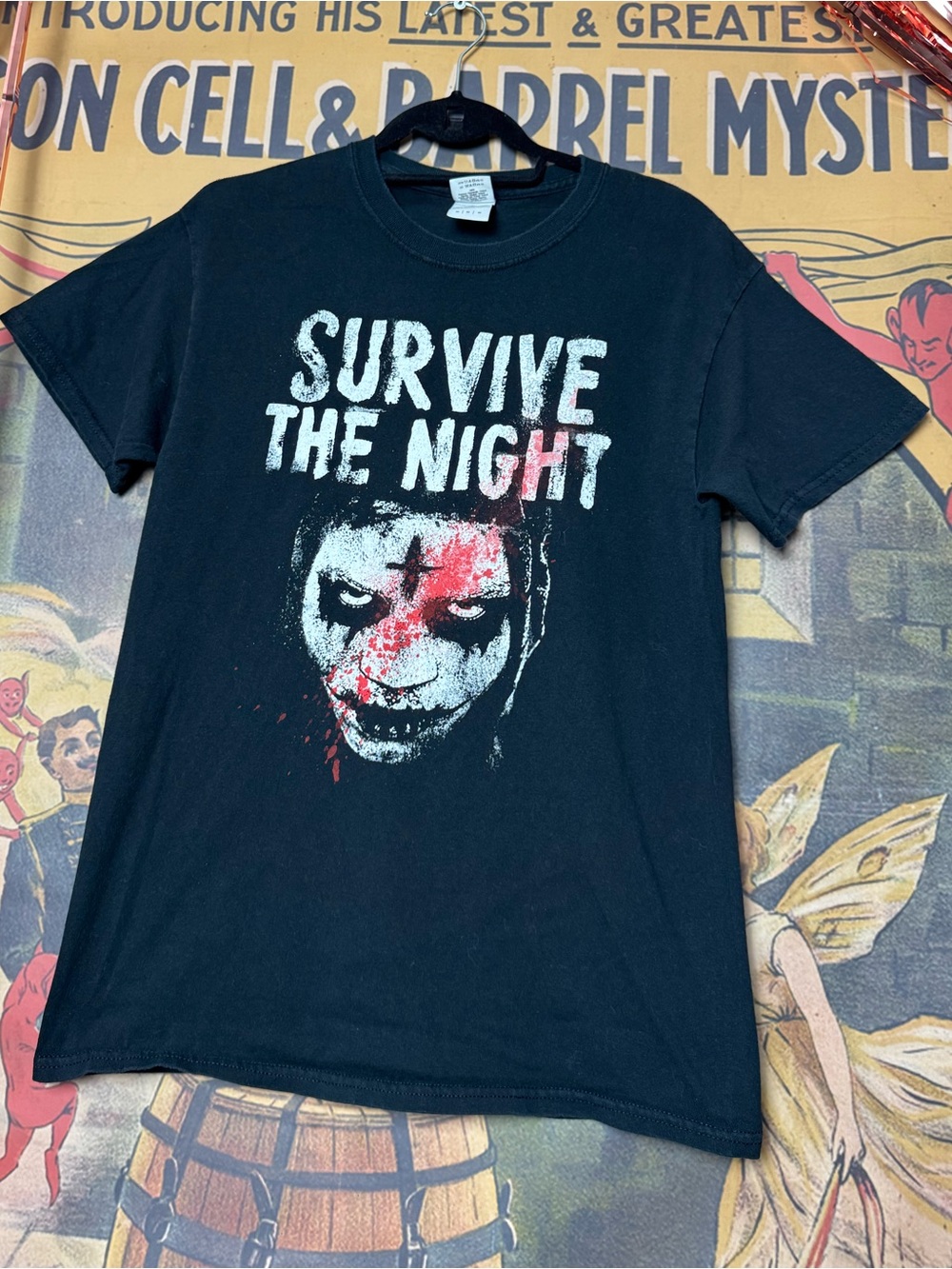 The Purge Survive The Night Horror Movie Black Graphic T-Shirt - Picture 3 of 3